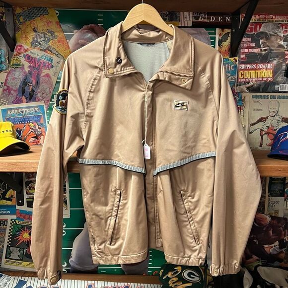 Vintage Nike Track Jacket - Gold Apollo Space NASA Patch (Size M Women's) - Picture 11 of 15